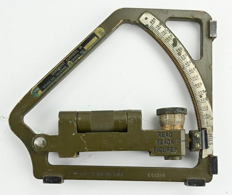 US WW2 M1 Gunners Quadrant in Carrying Case