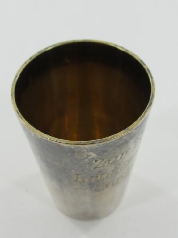 Silver presentation cup for police school 'Carl Severing'