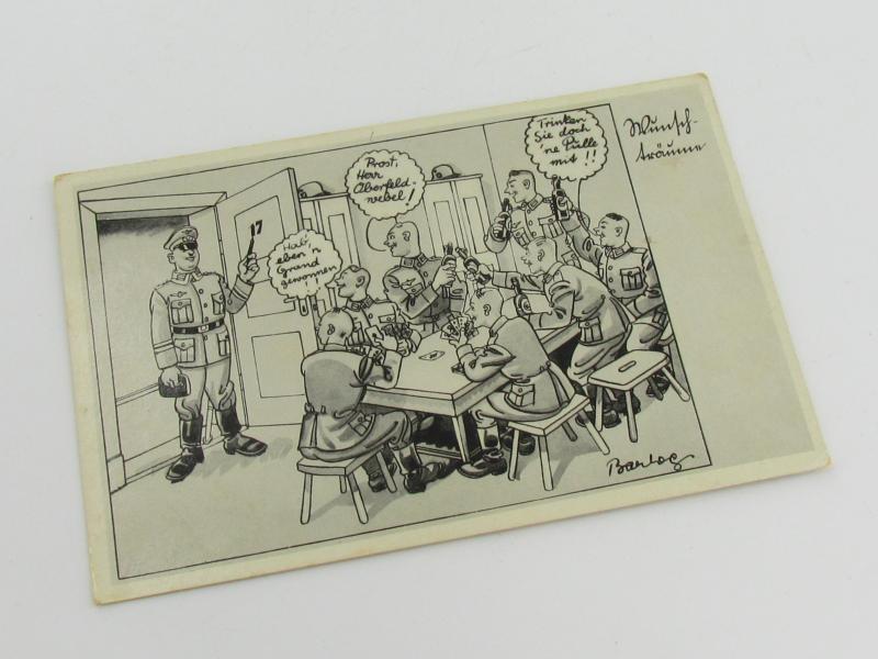 Third Reich era 'Barlog' Postcard