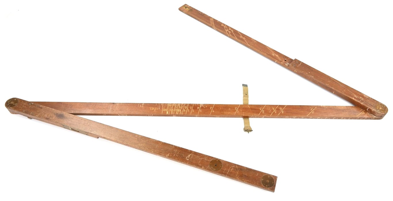 British WW2 Engineering Measurement stick