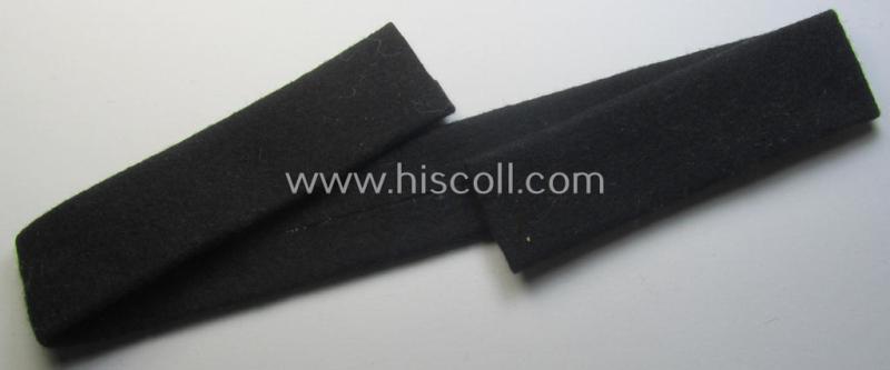 WWII- (ie. TR-) period, woolen-based fire-brigade (ie. 'Feuerwehr'-) related cuff-title (ie. 'Ärmelstreifen') entitled: 'Werkfeuerwehr'
