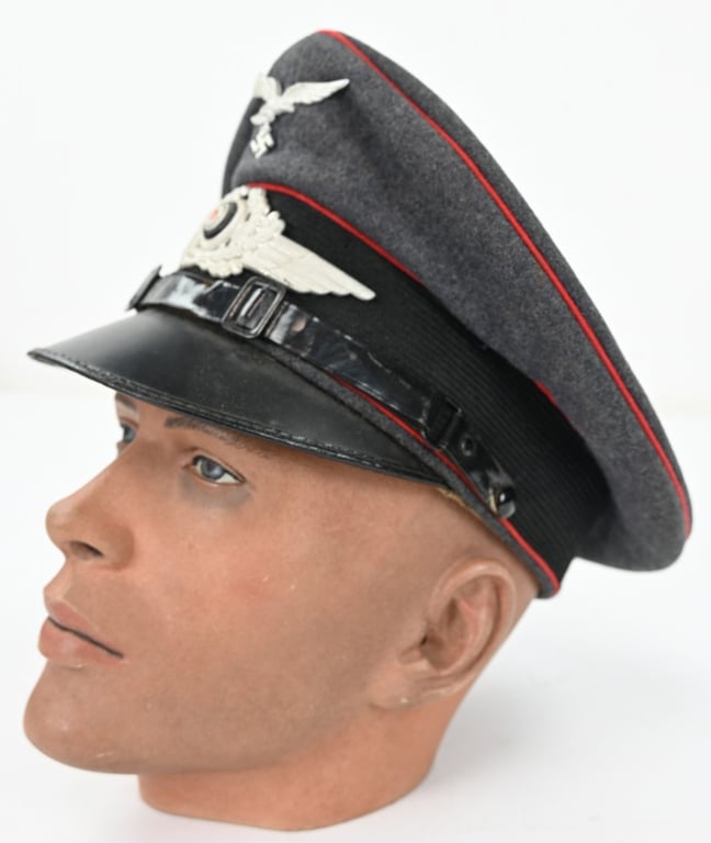 German LW Flak Visor Cap Flak Regiment 11