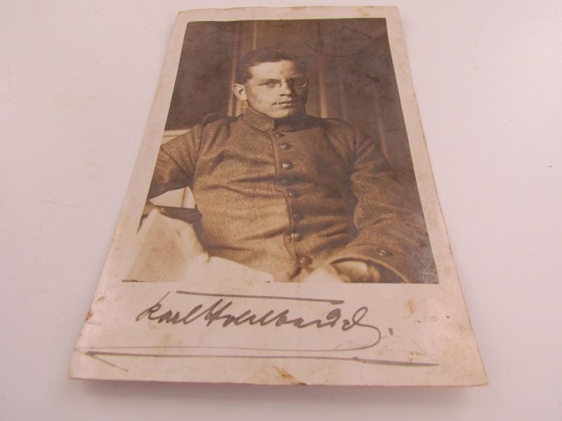 WW1 German Postcard Portrait From a Soldier