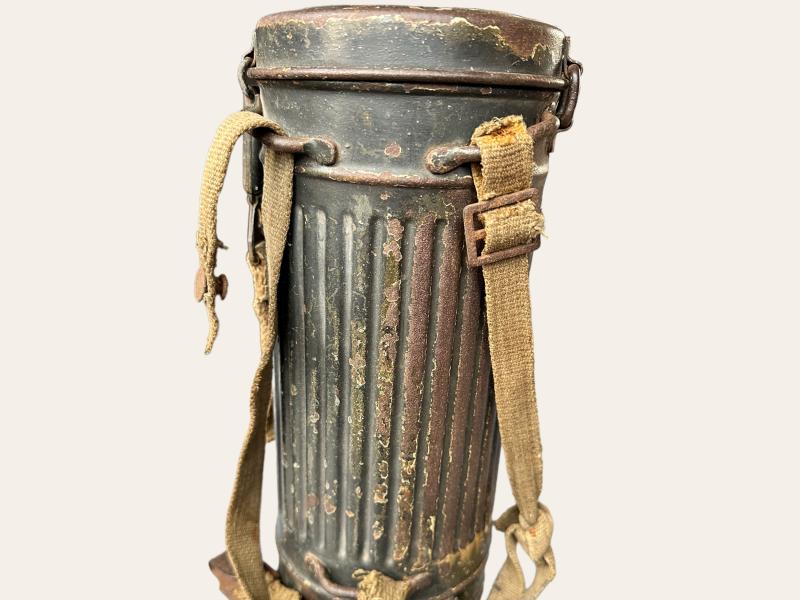 Camouflaged Gasmask Canister