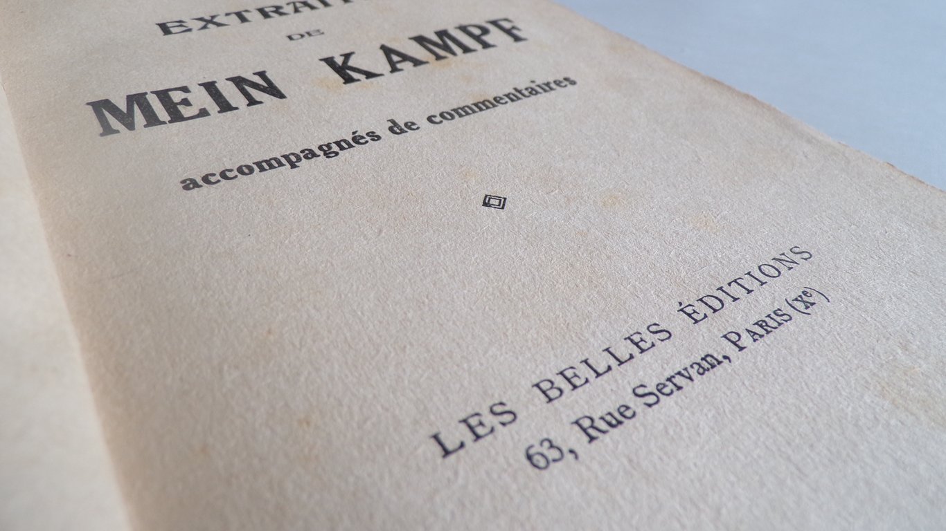 Extraits de Mein Kampf by E.L Michel