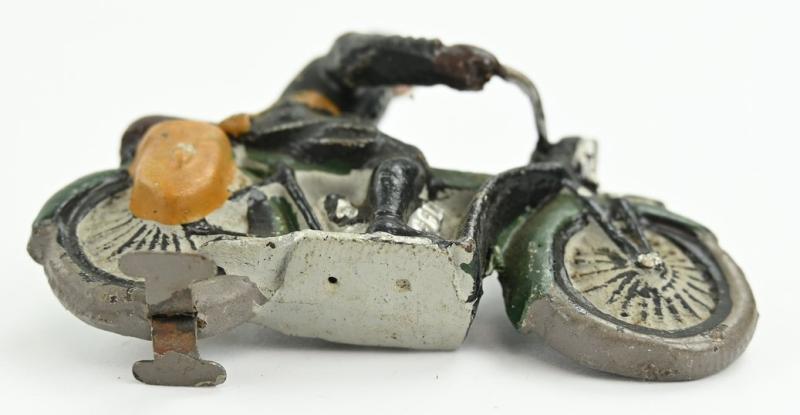 German Elastolin Toy Figure 'NSKK Motorfahrer'