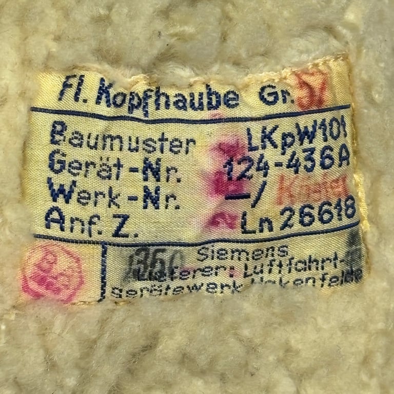 LW Pilot Flight Helmet 'LKpW101' Winter