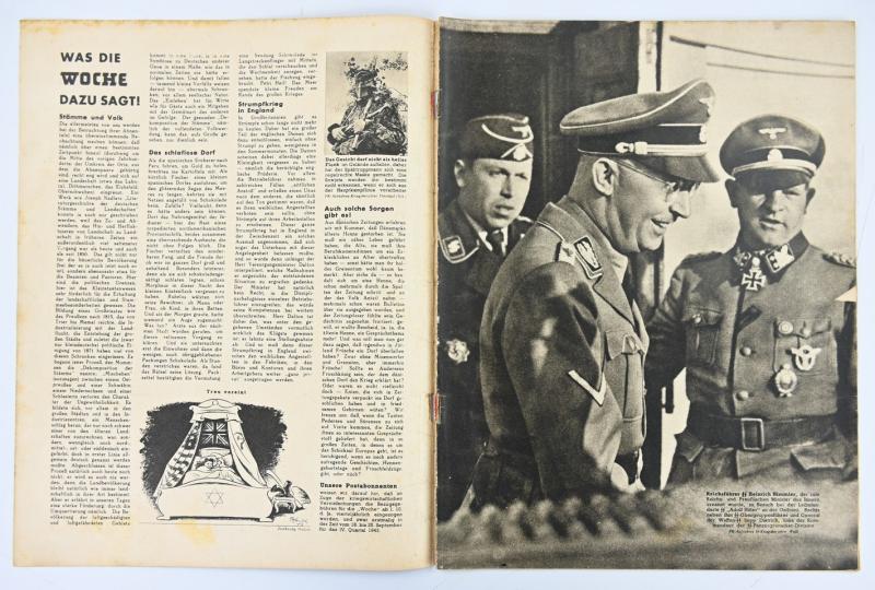 German Third Reich Magazine 'Die Woche' 1943