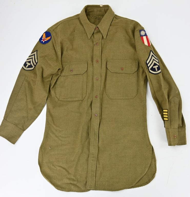 USAAF WW2 CBI Uniform Grouping 'Sgt.  John F. Schuhart'