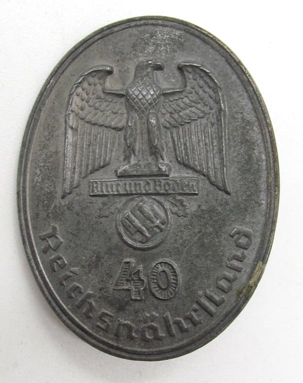 "Reichsnährstand" Honor Badge for 40 Years of Loyal Service