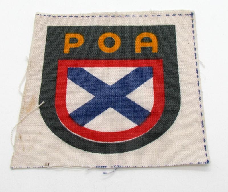 German WWII Russian POA Volunteer Sleeve Shield