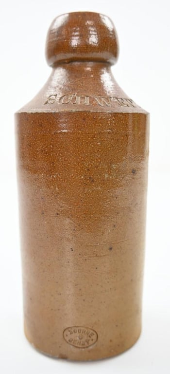 British WW2 Stone Bottle of Schweppes Ginger Beer