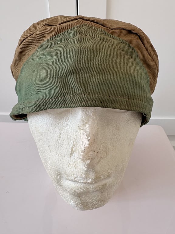 VERY RARE BRITISH WWII FEMALE MUNITIONS WORKERS HEAD-DRESS. CANARY GIRLS.
