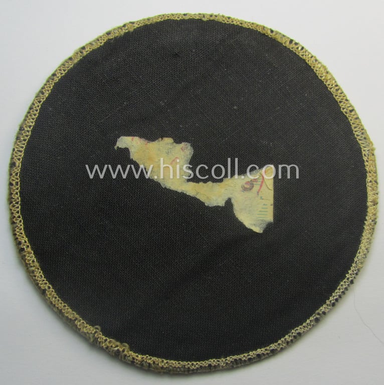 Unusual, copper-brown-coloured: SA- (or: 'Sturmabteilungen') sports-shirt- (or: evt. armband (?) patch being a nicely printed and/or 'padded'-example