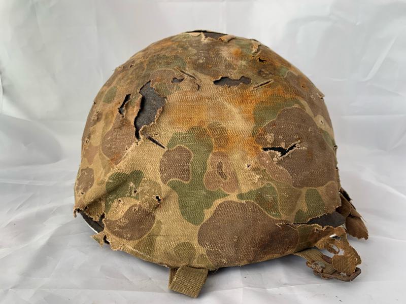 Named US M1 Front Seam Fixed Bale Helmet -Firestone-