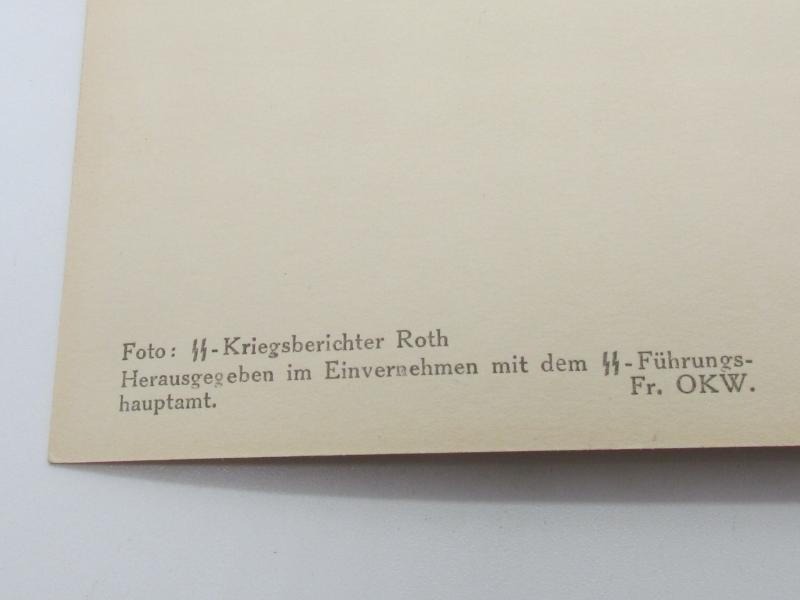 Postcard : Unsere Waffen-SS