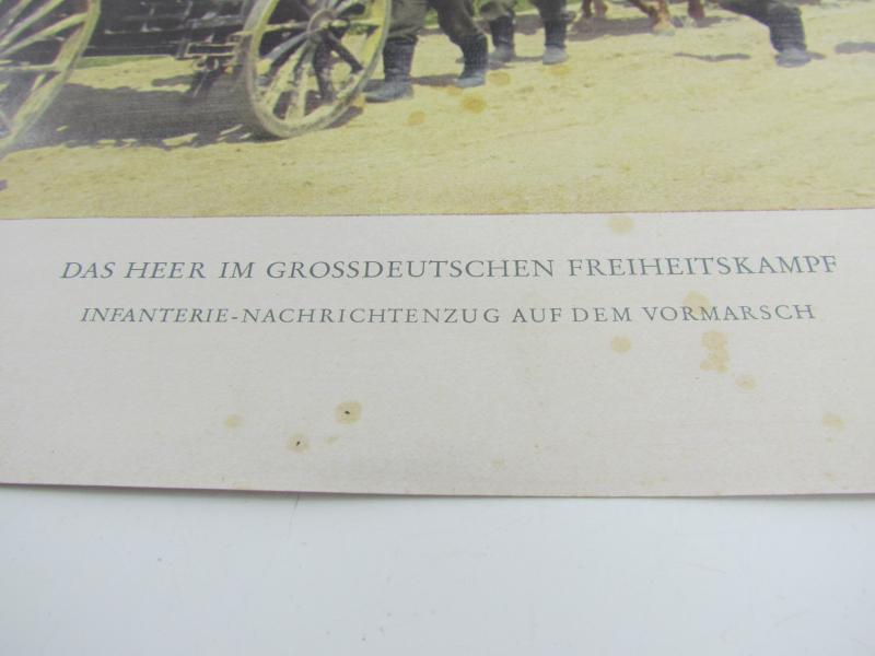 German.Printed Photo,”Das Heer Im Grossdeutschen Freiheitskampf