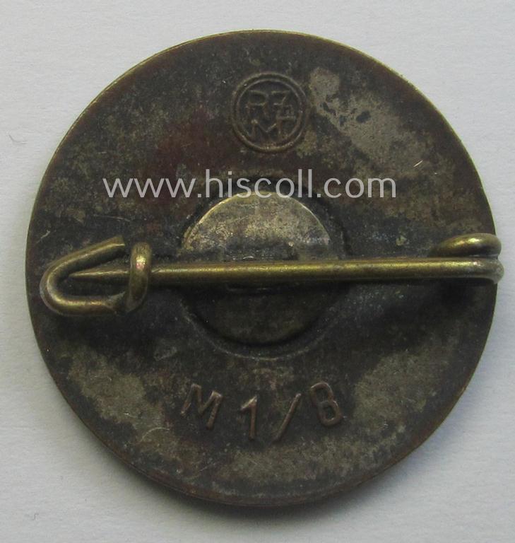 'N.S.D.A.P. - Parteiabzeichen' showing the makers'-designation: 'RzM' and/or: 'M1/8'