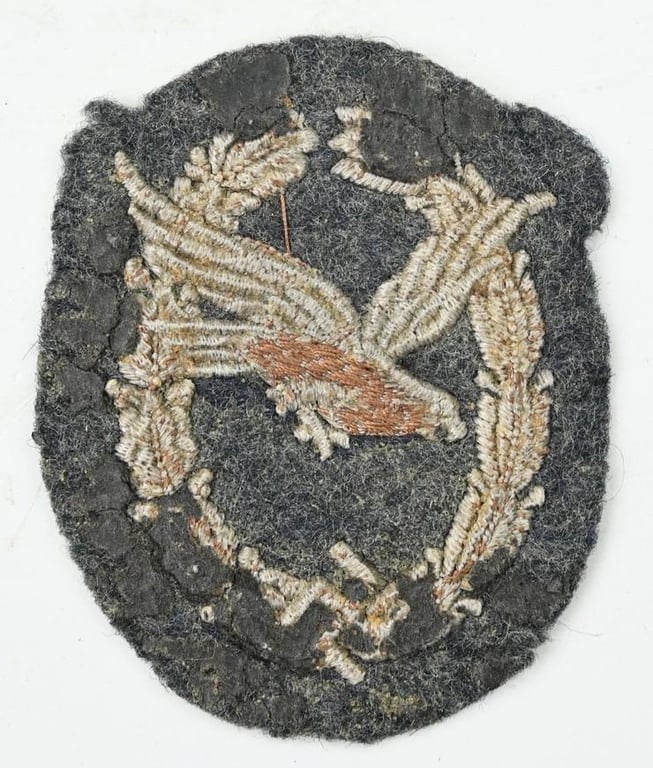 German LW Airgunner Badge in Cloth