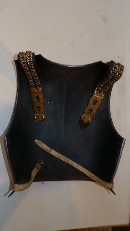 French M1874 Matching Cuirasse and Helmet