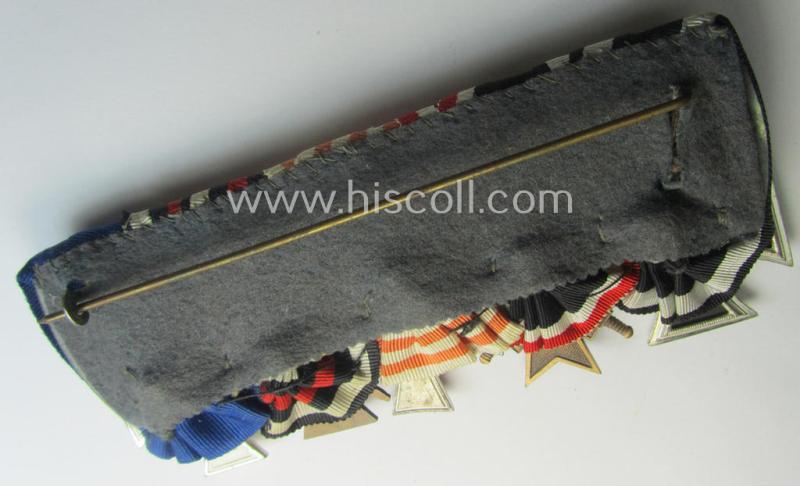 5-pieced 'WWI'- (ie. TR-) related medal-bar (ie. 'Ordenspange')