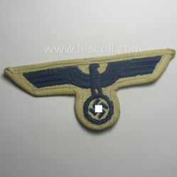 WH (KM) enlisted-mens'- (ie. NCO-) type, machine-embroidered breast-eagle...