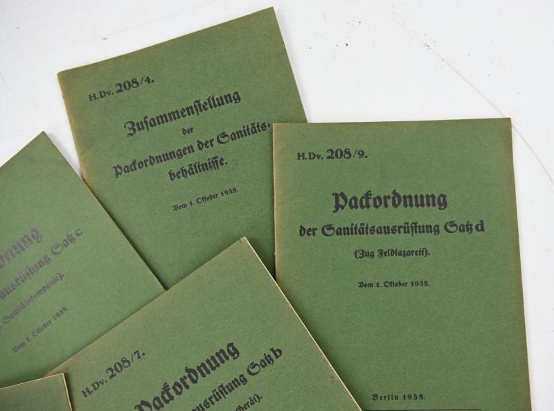 German Third Reich Medic Booklet Set