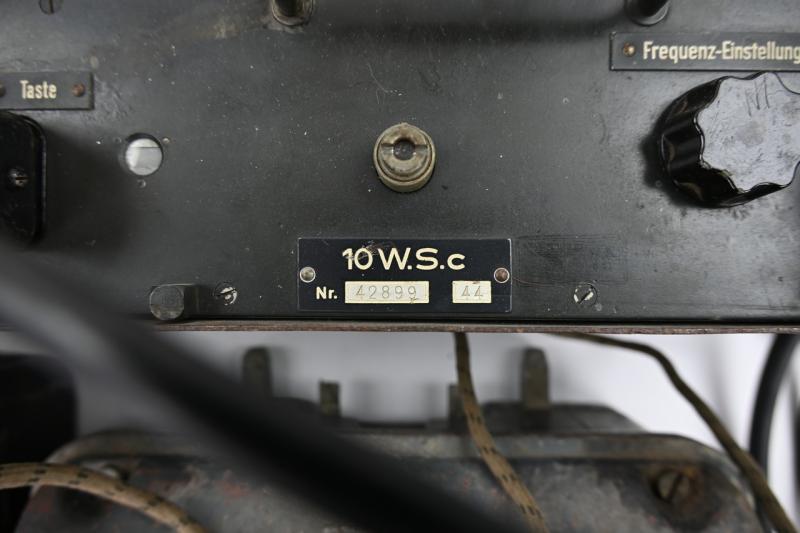 German WH Panzer Tank Radio Set