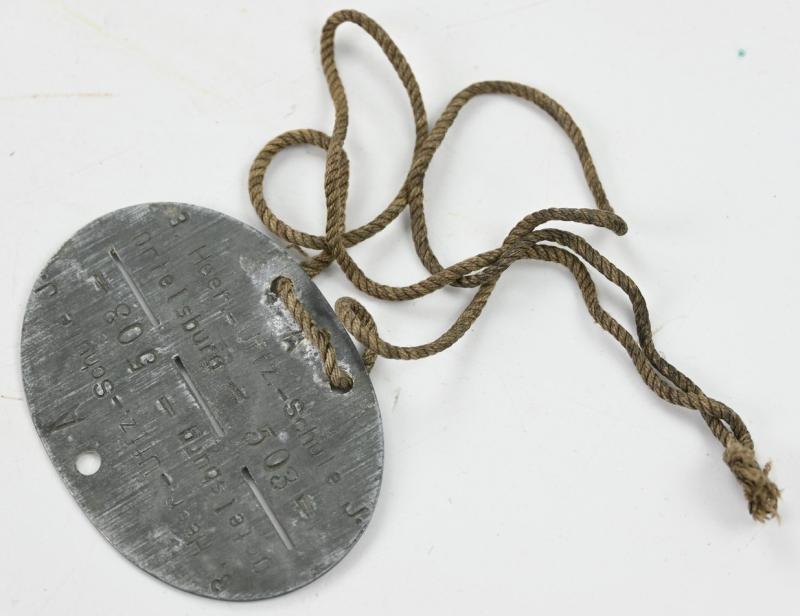 German WH 'Heeres-Unteroffizierschule Ortelsburg' Dog-Tag