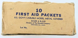 US WW2 Carton Box First Aid Packages
