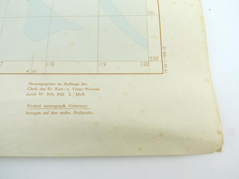 Wehrmacht  "Truppenkarte" Den Helder 1939