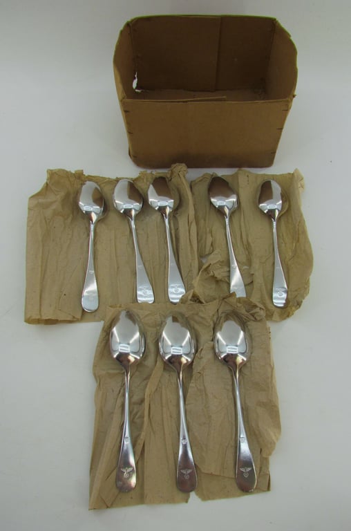Wehrmacht Heer C&C.W.42 Spoons – Unissued Lot in Period Packaging