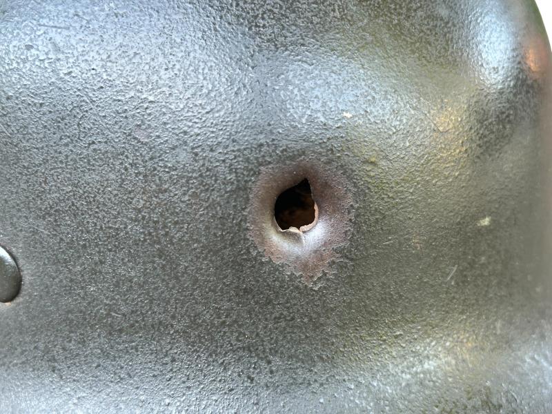 Q64 Polizei Double Decal Helmet '' Battle-Damage ''