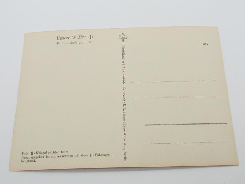 Postcard : Unsere Waffen-SS