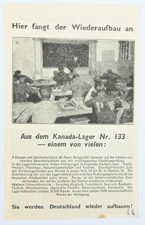 Allied WW2 Droppingsflyer 'Aufbauen?'