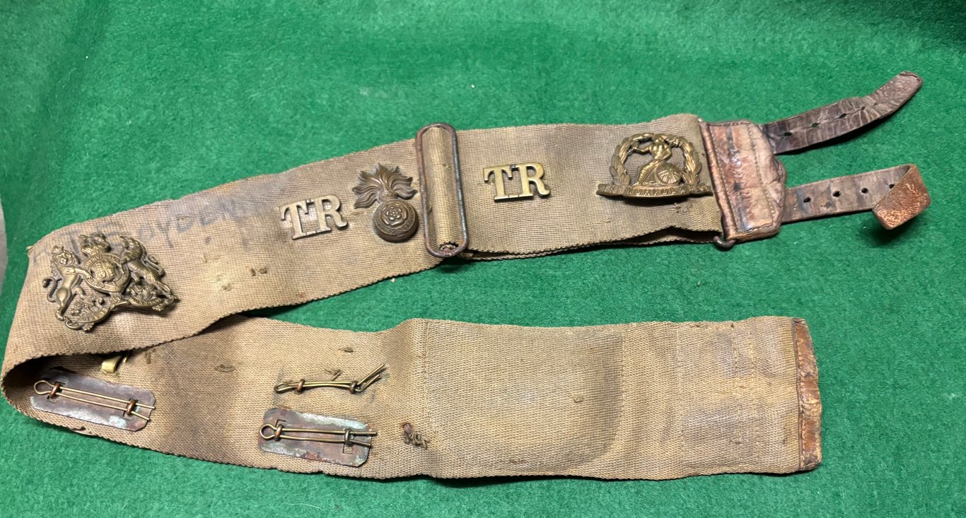 Genuine WW1 'Tommy' Souvenir Belt