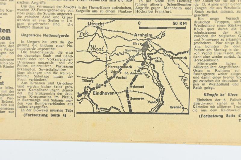 Allied WW2 Droppingsflyer 'Nachrichten für die Truppe' 13 April 1945