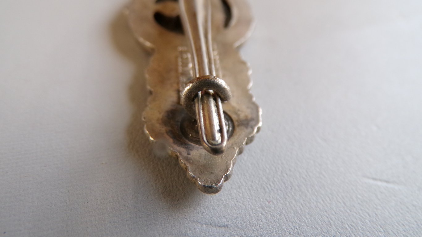 U-Boat Front Clasp in Silver Schwerin Berlin