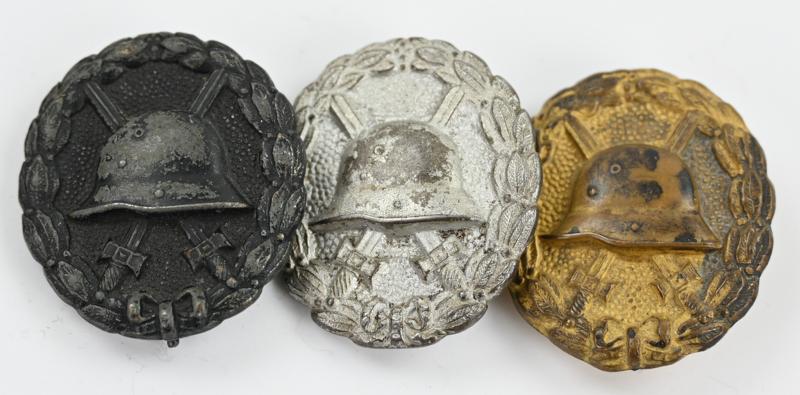 German WW1 Wound Badge Set