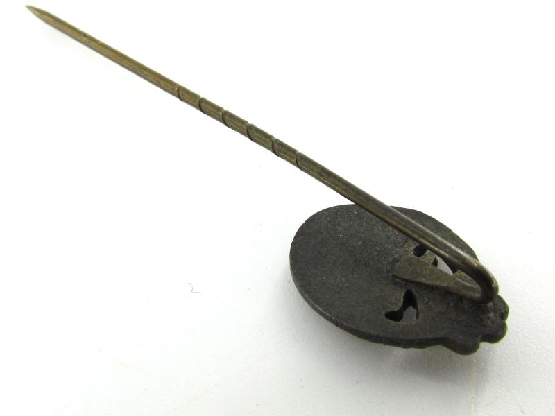 Miniature Panzer Combat Badge in Bronze