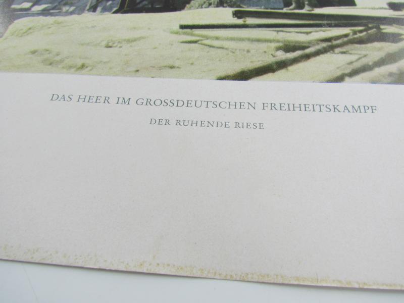 German.Printed Photo,”Das Heer Im Grossdeutschen Freiheitskampf