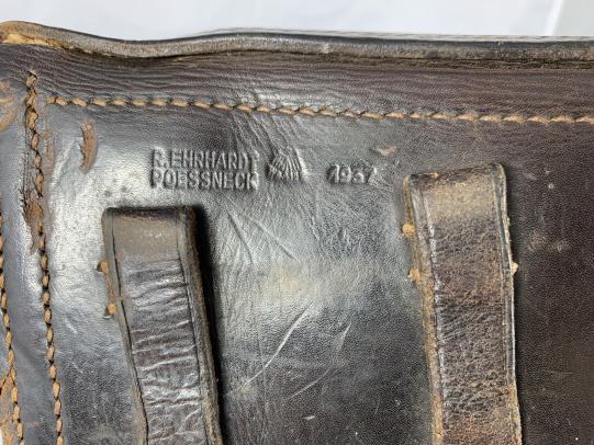 WH (Heer)/Waffen-SS Leather P08 Holster -1937-