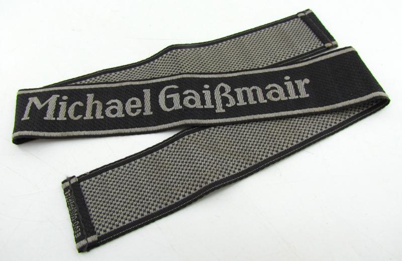 Waffen-SS cufftitle SS-Gebirgs-Regiment 12 ‘Michael Gaissmair’, 6. SS-Gebirgs-Division ‘Nord’