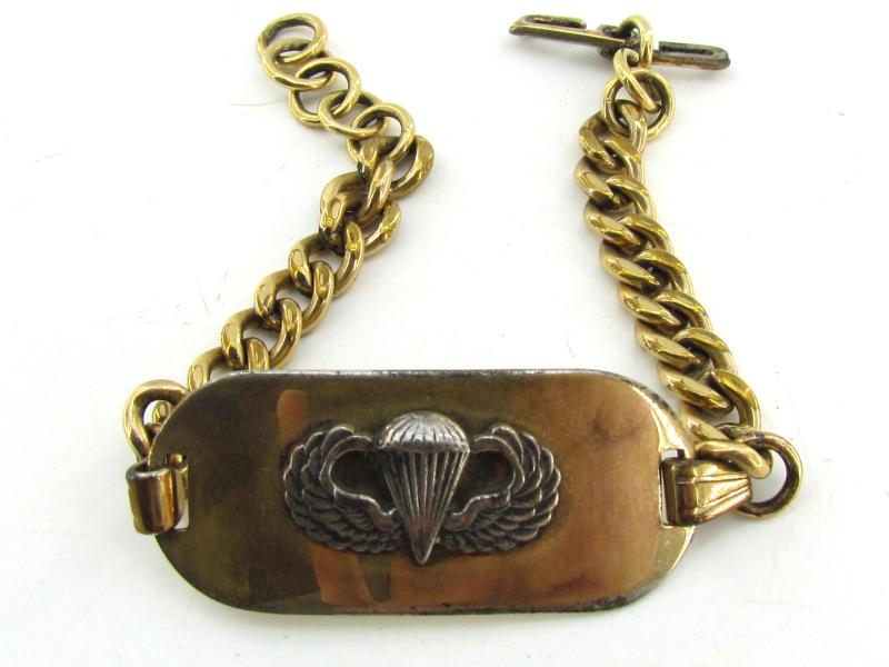 US WWII Airborne Paratrooper's Jump Wing Bracelet