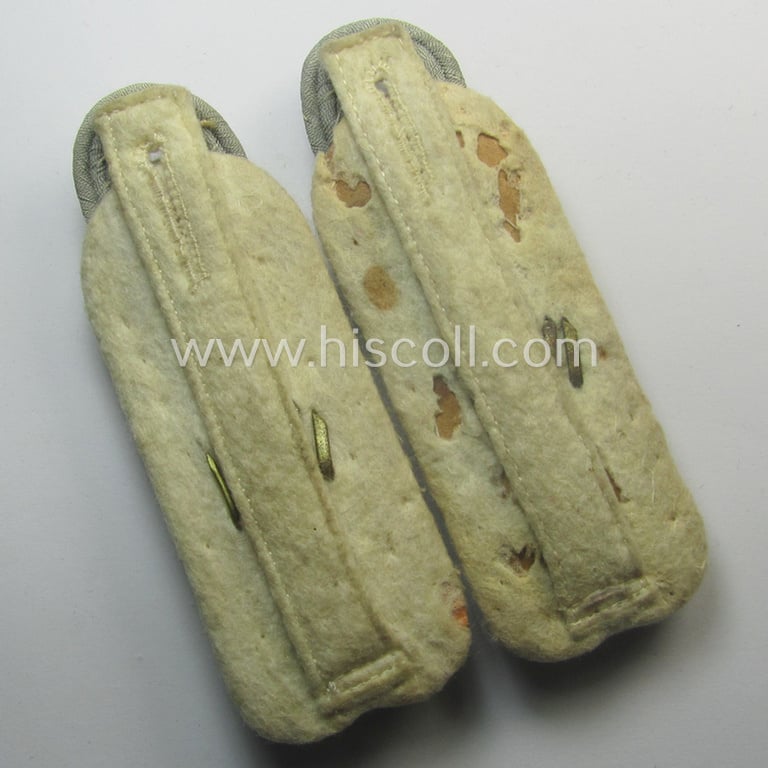 Pair of WH (Heeres) neatly 'cyphered', officers'-pattern shoulderboards: 'Major des Infanterie-Rgts. 119'