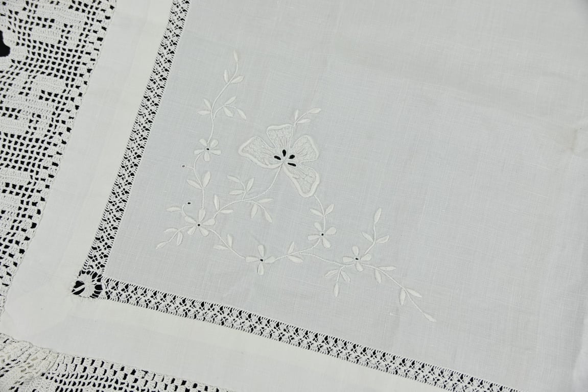 German Third Reich Period Swastika Table Cloth