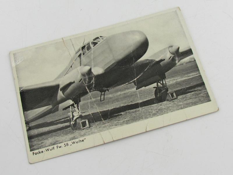 Postcard Focke Wulf fw 58  ,,Weihe"