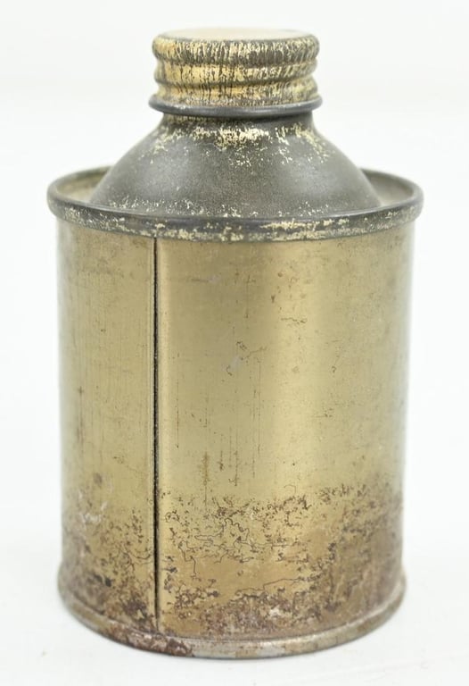 British WW2 Footpowder Bottle