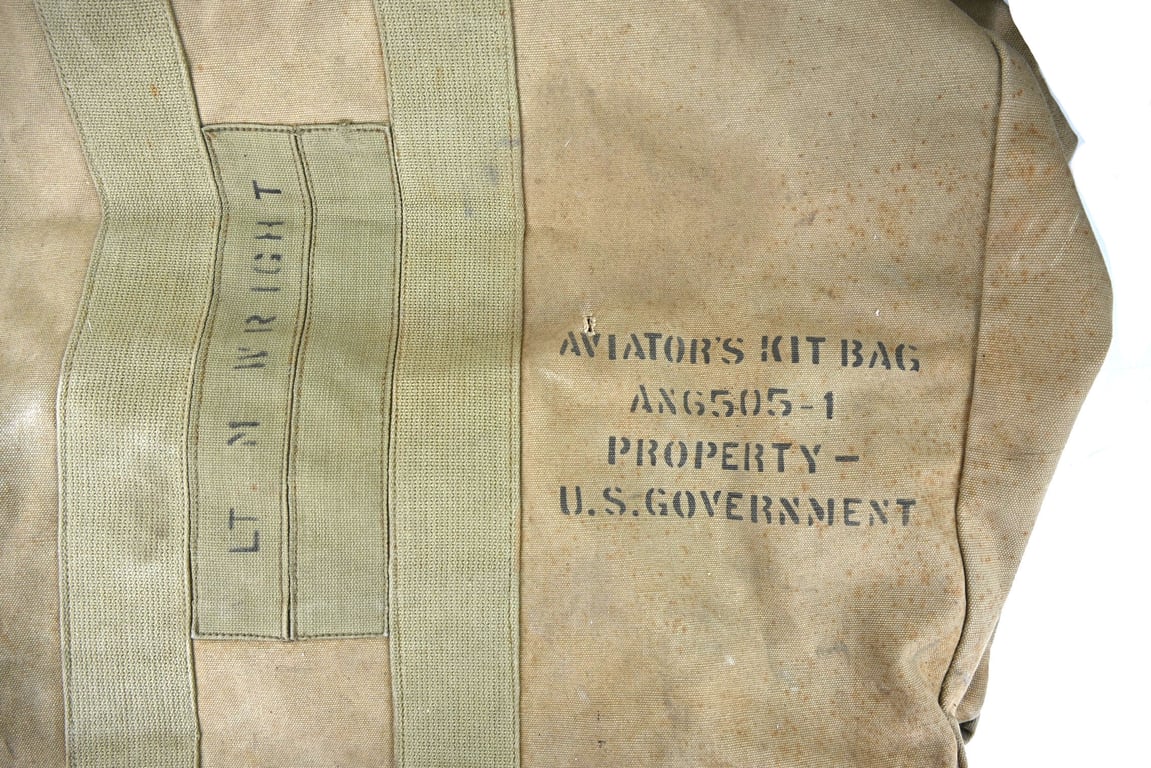 USAAF WW2 Named AN6510-1 Seat Parachute Harness Assembly