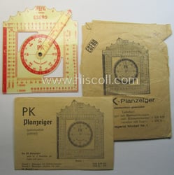 WH-era 'Planzeiger für Wehr- und Geländedienst' (as executed...